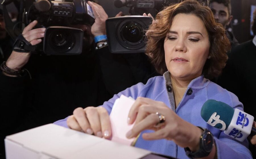 Assunção Cristas no congresso do CDS-PP