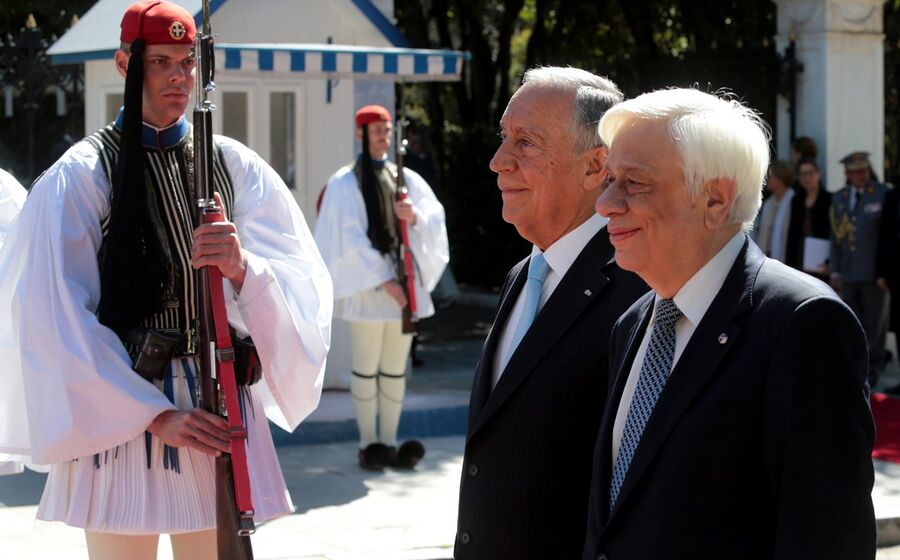 Prokopis Pavlopoulos presidente Grécia Marcelo Rebelo de Sousa
