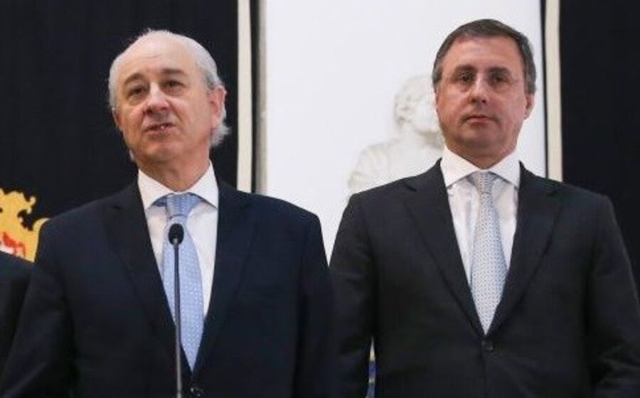 Rui Rio com Feliciano Barreiras Duarte no Palácio de Belém