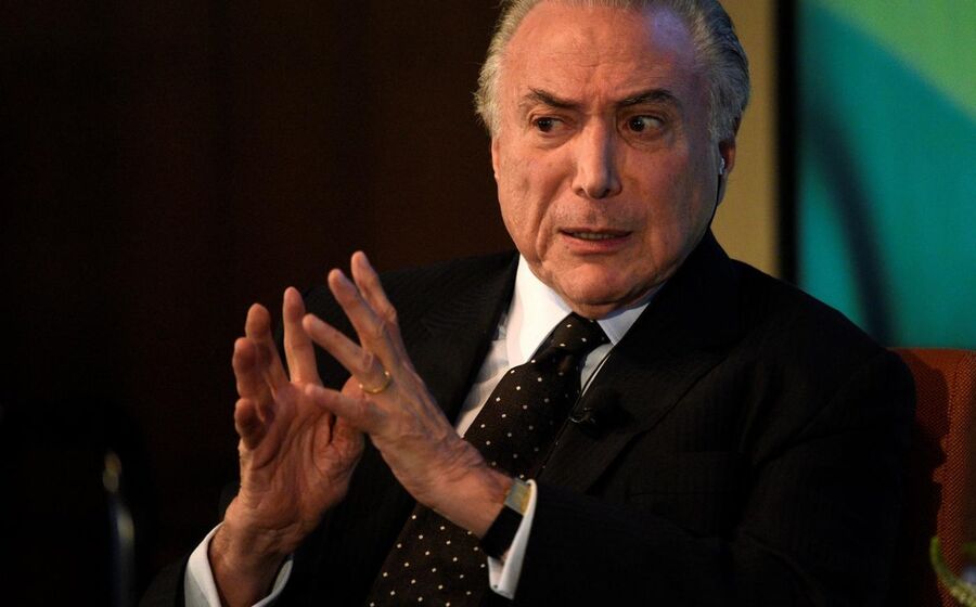 O presidente do Brasil, Michel Temer