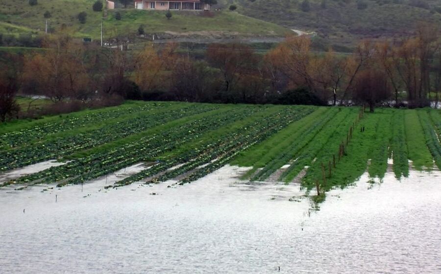 Chuva terreno agricultura