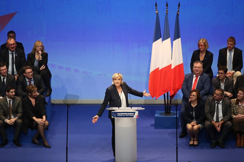 Marine le pen frente nacional uniao