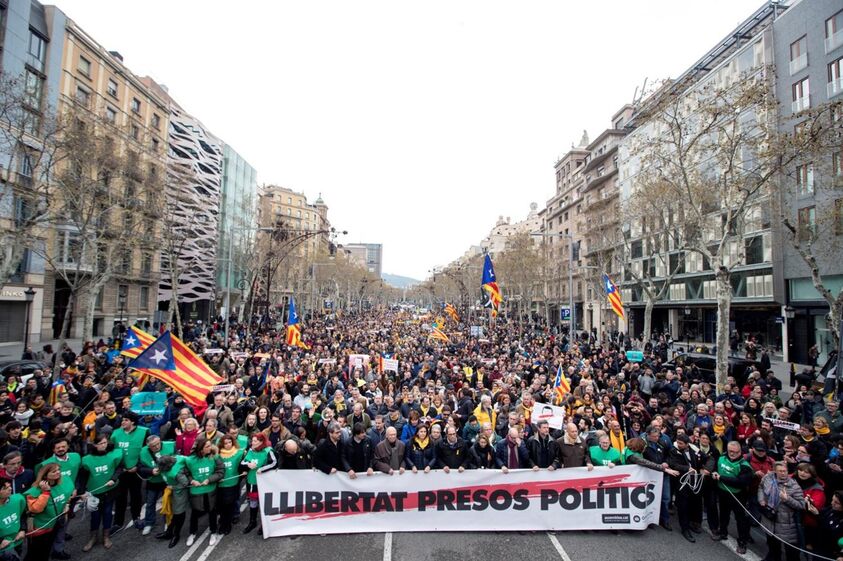 Manifestações Barcelona