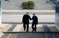 Kim Jong-un Moon Jae-in Coreia do Norte Coreia do Sul