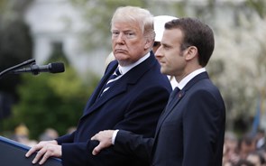 Macron e Trump: tréguas até ao final do ano na imposição de tarifas