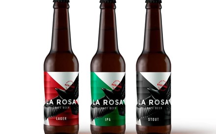 A marca La Rosa vai chegar ao mercado em 2018 com três categorias de cerveja: Lager, IPA e Stout.