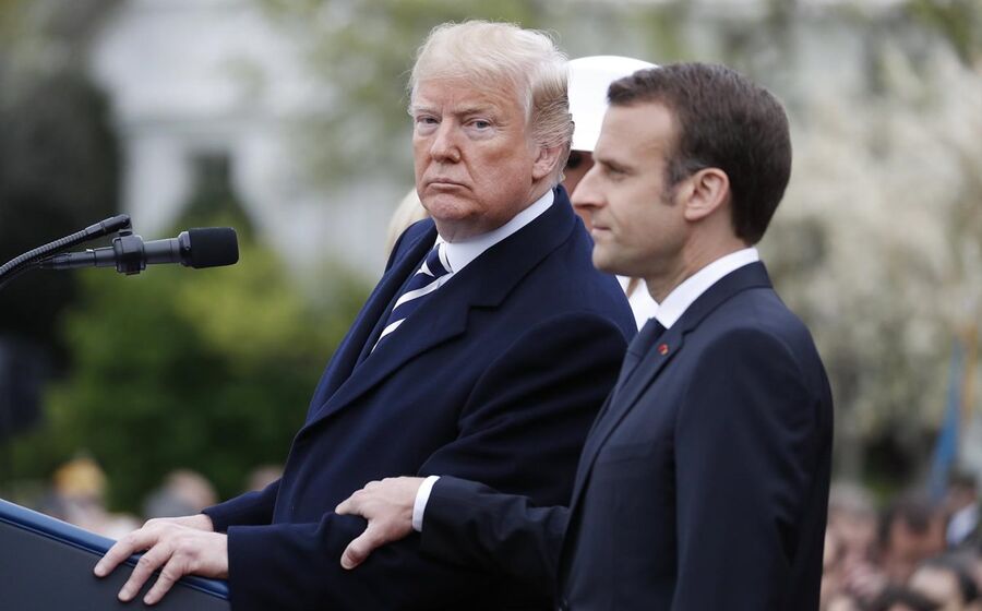 Trump Macron