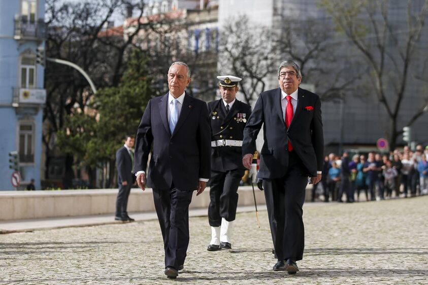 Marcelo Rebelo Sousa ferro rodrigues 25 abril 2018