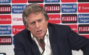 Jorge Jesus admite que equipa passou semana que parecia 'filme de terror'