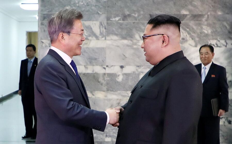 Kim Jong-un e Moon Jae-in