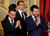 conte salvini maio italia posse