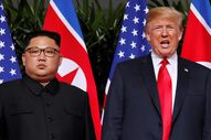 Trump, Kim Jong-Un