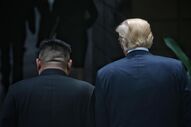 Trump, Kim Jong-Un