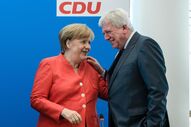 Angela Merkel Horst Seehofer