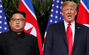 As imagens da cimeira entre Donald Trump e Kim Jong-Un