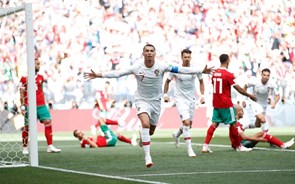 Portugal ganhou a Marrocos com golo de Ronaldo