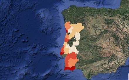 Mapa: Em quanto estão os bancos a avaliar as casas na sua região?