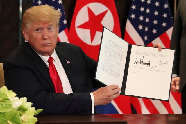 O que diz o documento assinado por Trump e Kim?