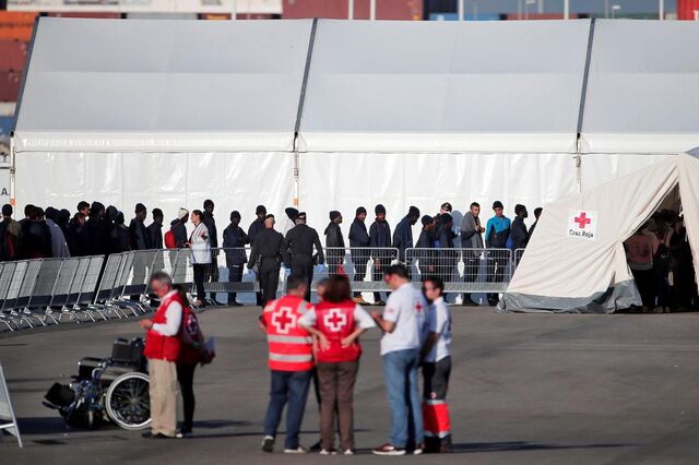 Migrantes no Aquarius chegam a Espanha