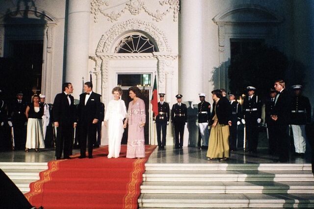 Os Presidentes da República portugueses recebidos na Casa Branca