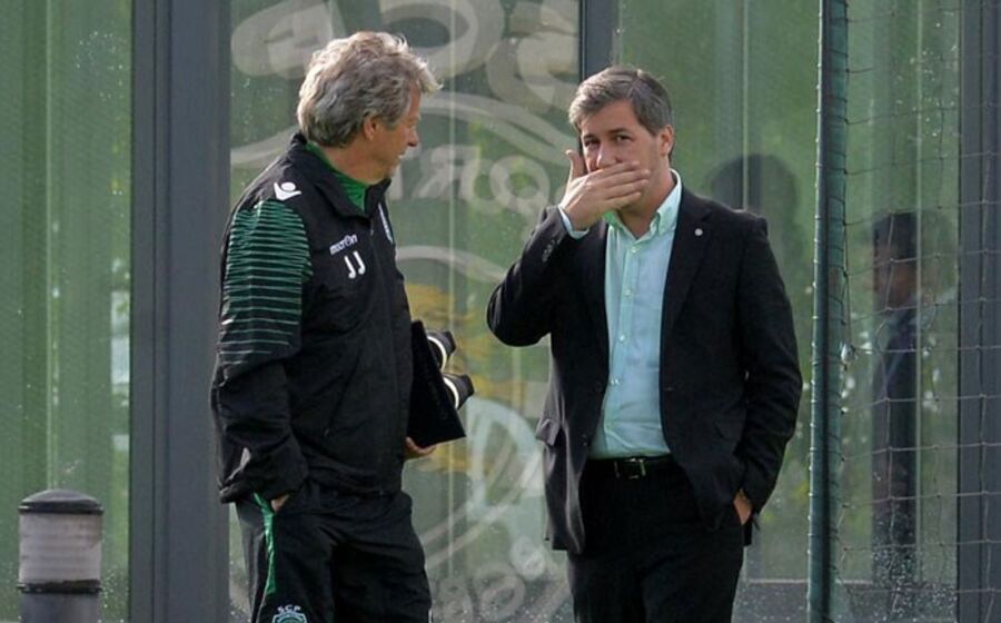Jorge Jesus e Bruno de Carvalho Sporting