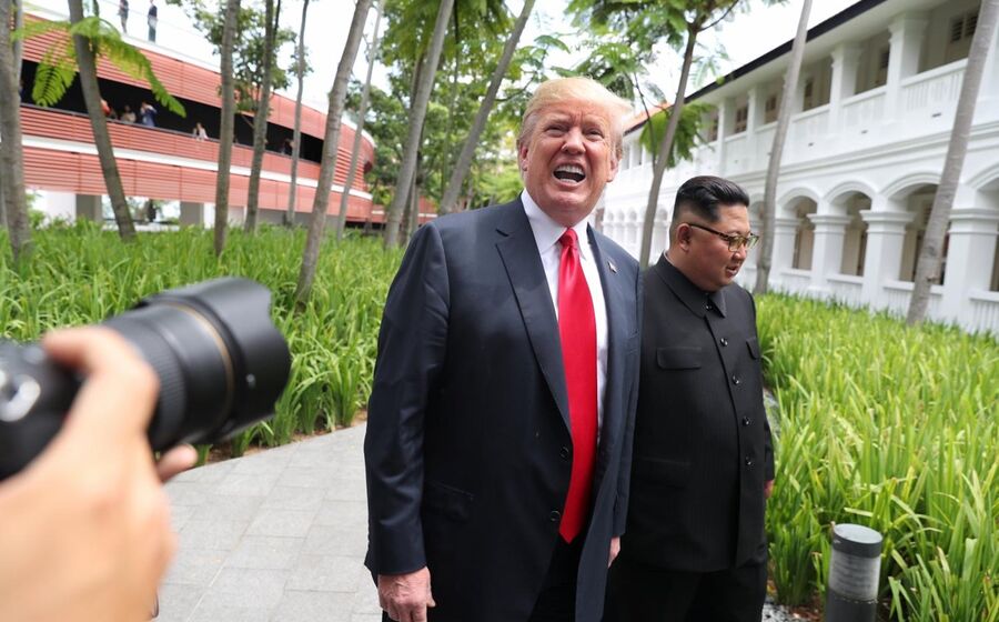 Trump, Kim Jong-Un