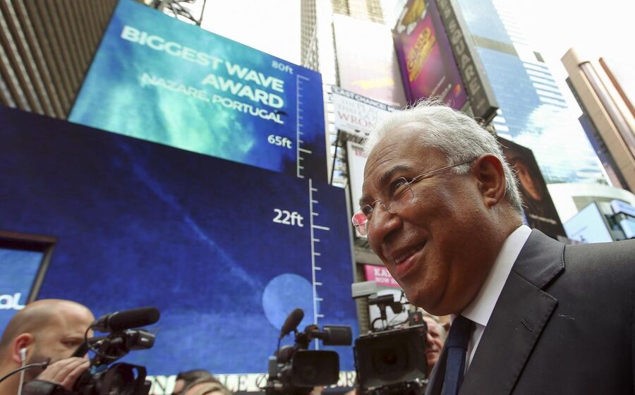 António costa nova iorque onda nazaré 