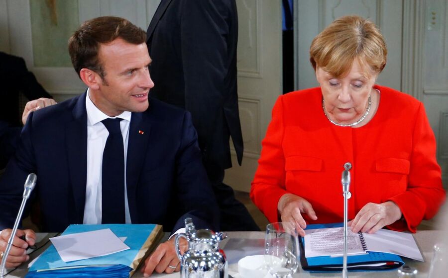 merkel macron