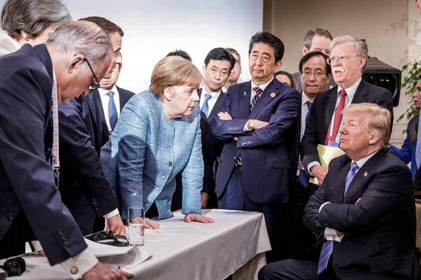 G7 Merkel Trump