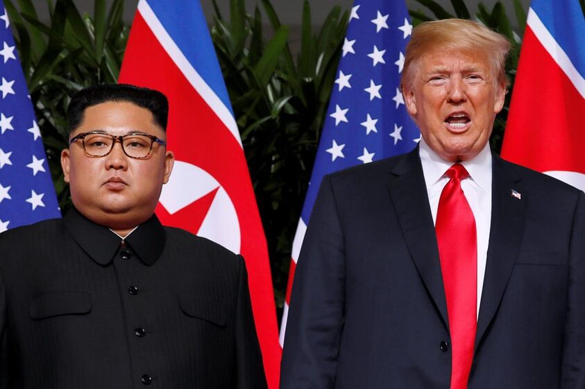Trump, Kim Jong-Un