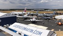 Vista geral do Farnborough International Airshow 