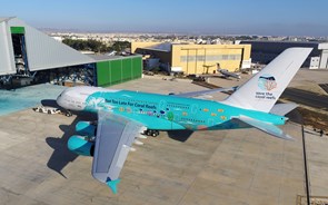 A380 da Hi Fly aterra em Beja às 17h00 de segunda-feira