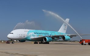 Aterrou em Beja o maior avião de passageiros do mundo
