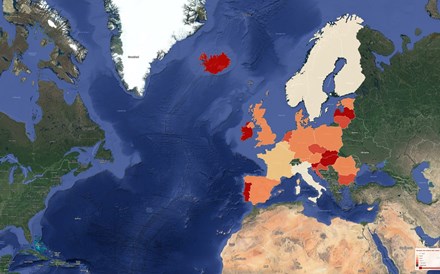 Mapa: Portugal destaca-se na subida dos preços das casas na Europa