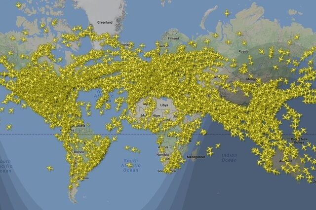 Novo recorde na aviação: mais de 200.000 aviões no ar