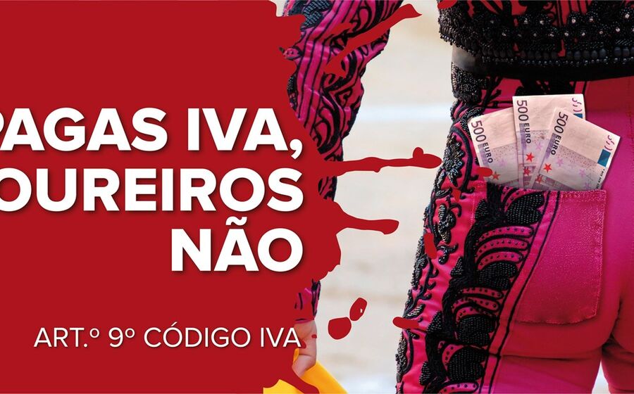 PAN, IVA, toureiros, cartaz