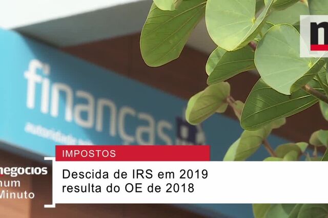 O IRS vai mudar em 2019
