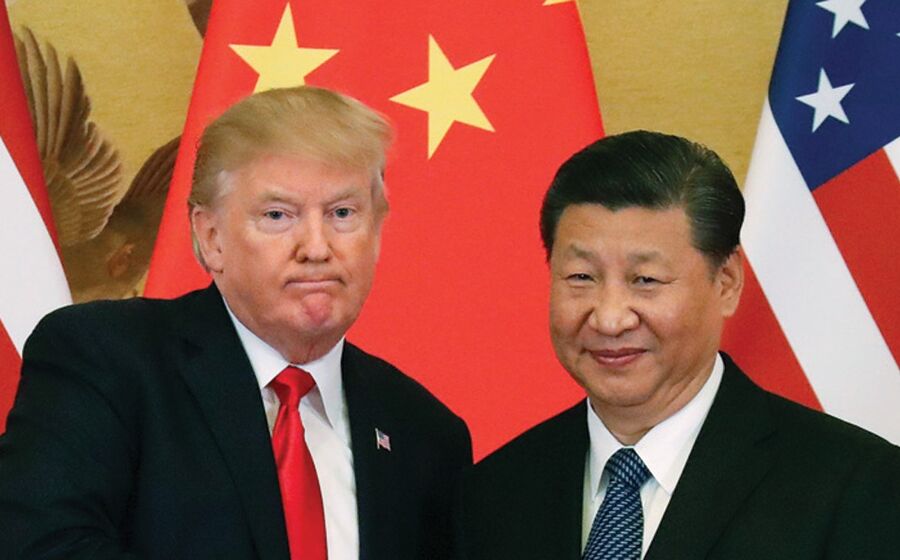 donald trump e Xi Jinping