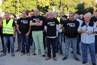 Protesto taxistas taxis