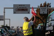 Protesto taxistas taxis