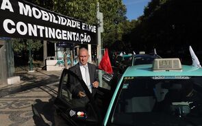 Protesto taxistas taxis