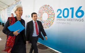 Christine Lagarde Vítor Gaspar FMI