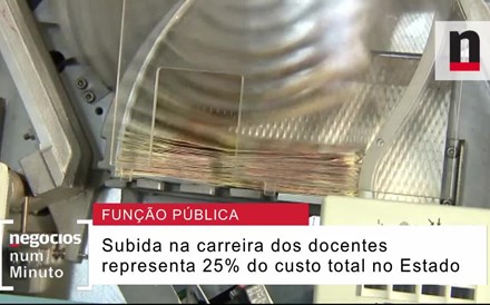 Negócios explica custos com as progressões da carreira dos professores