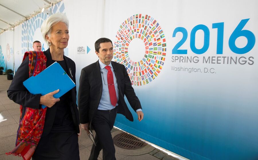 Christine Lagarde Vítor Gaspar FMI