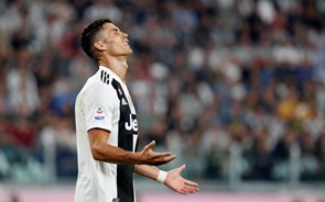 Acusações contra Ronaldo já tiraram quase 23% às acções da Juventus