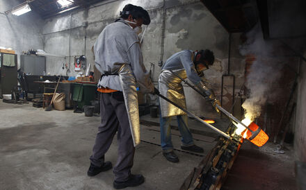 Fundição aço alumínio
