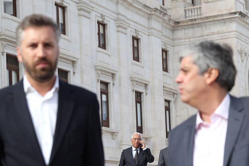Mário Centeno António Costa Pedro Nuno Santo