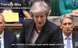 May: Chumbo do acordo no parlamento põe Brexit em risco
