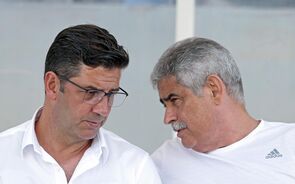Rui Vitória e Luís Filipe Vieira