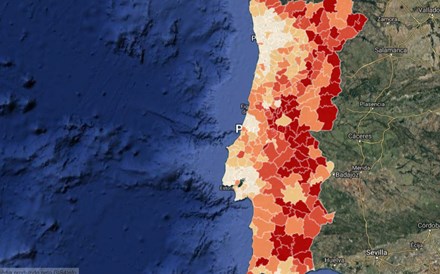 Mapa: Mais de 20 concelhos do interior têm taxa de mortalidade que duplica a média do país